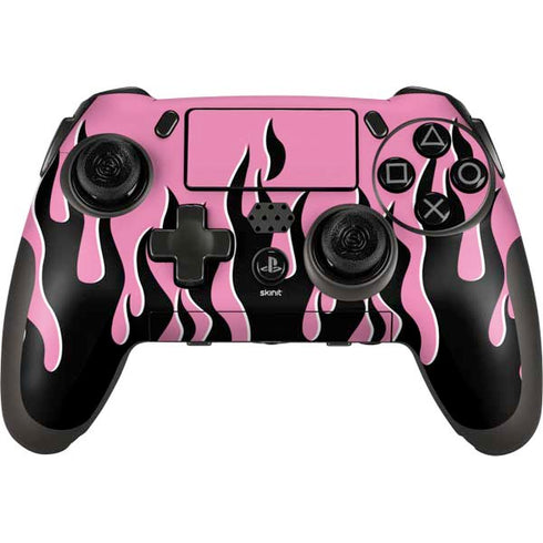 Pink Flames PlayStation Scuf Vantage 2 Controller Skin